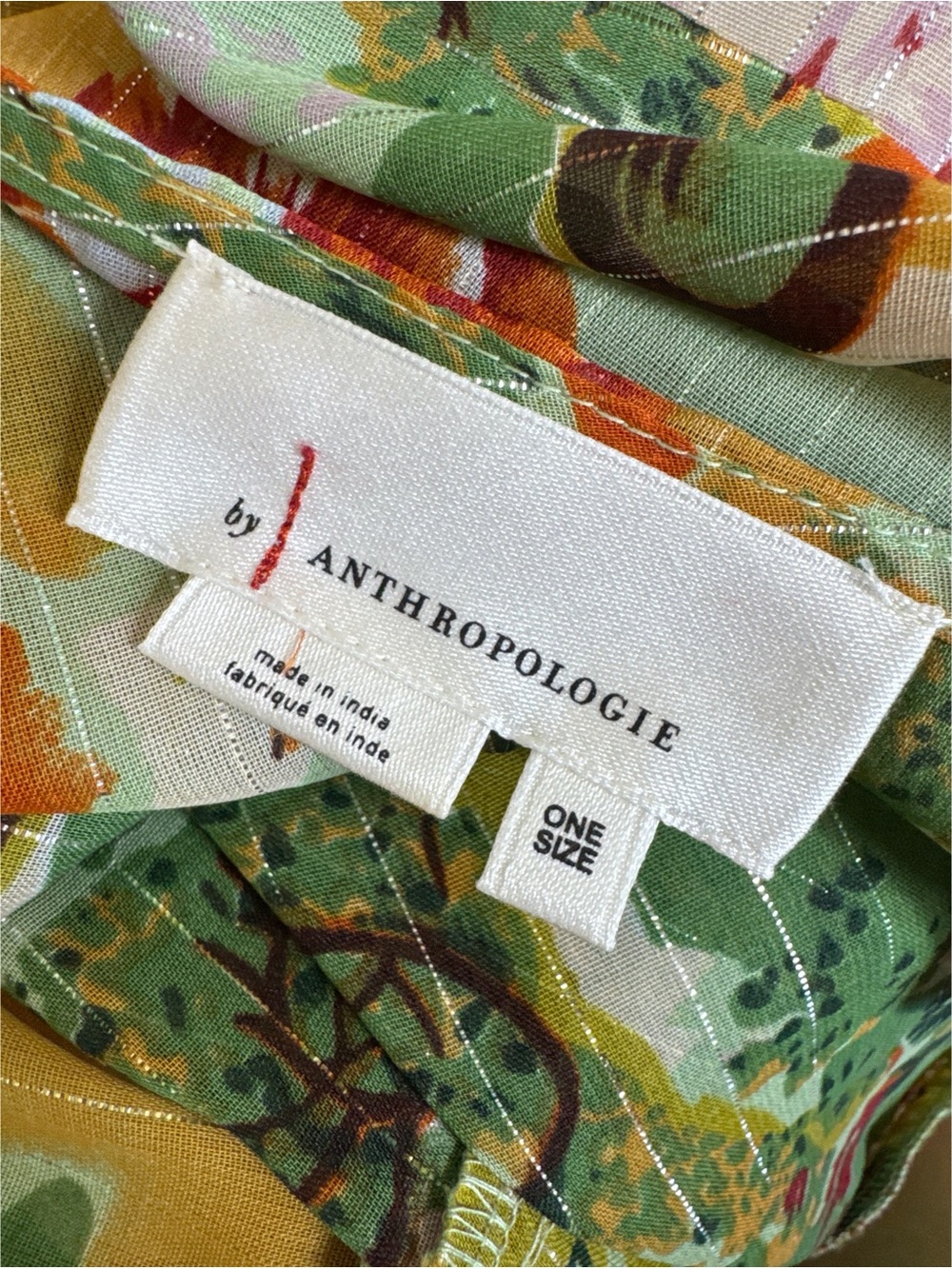 Anthropologie Floral Duster Kimono One Size - Picture 5 of 7